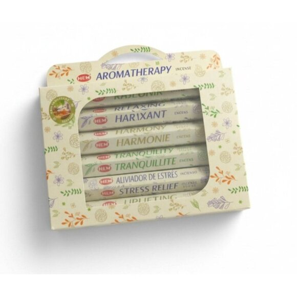Hem Other - HEM Aromatherapy Incense Gift Set - 6 Relaxation Scents 120 Sticks - New